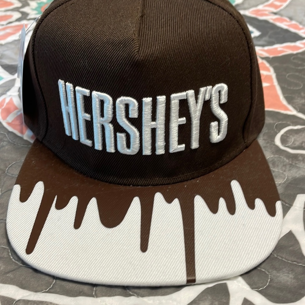 Hershey’s melting chocolate baseball hat